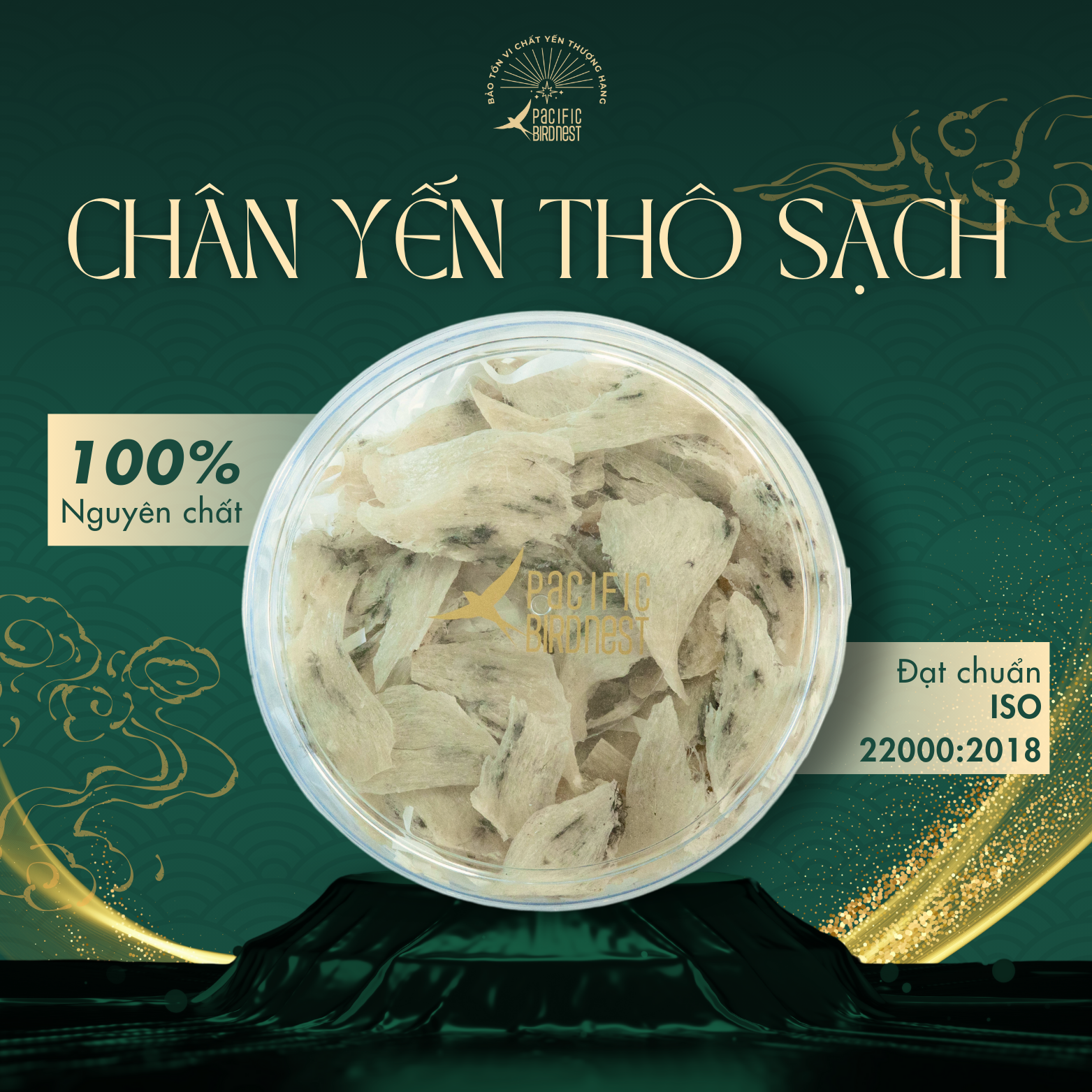 CHÂN YẾN THÔ SẠCH