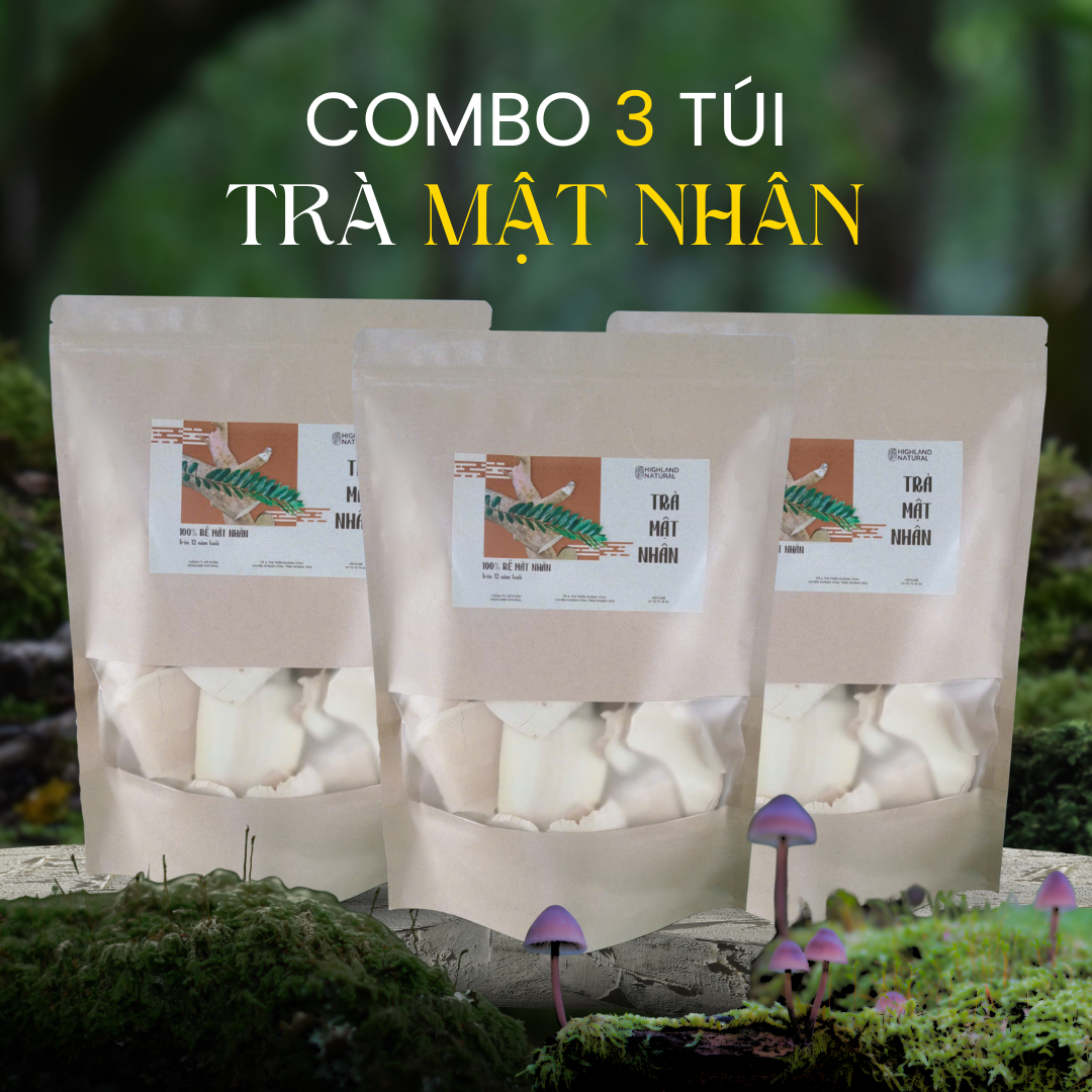 [COMBO 3 TÚI] Trà mật nhân 200G
