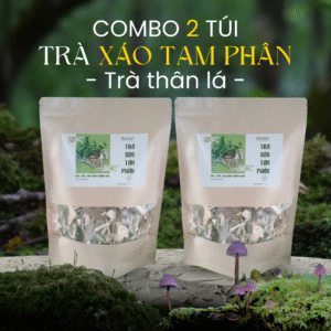 [COMBO 2 TÚI] Trà thân, lá xáo tam phân 200G